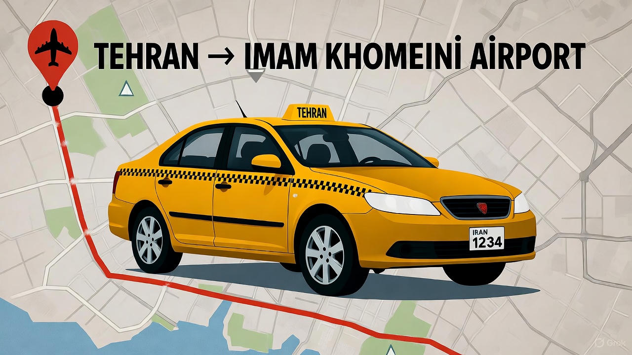 رزرو تاکسی فرودگاه خمینی